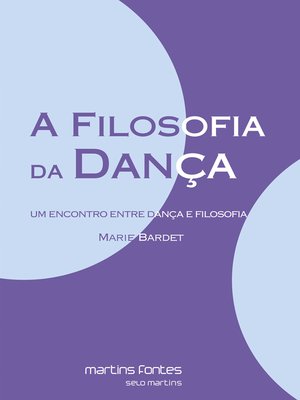 cover image of A filosofia da dança